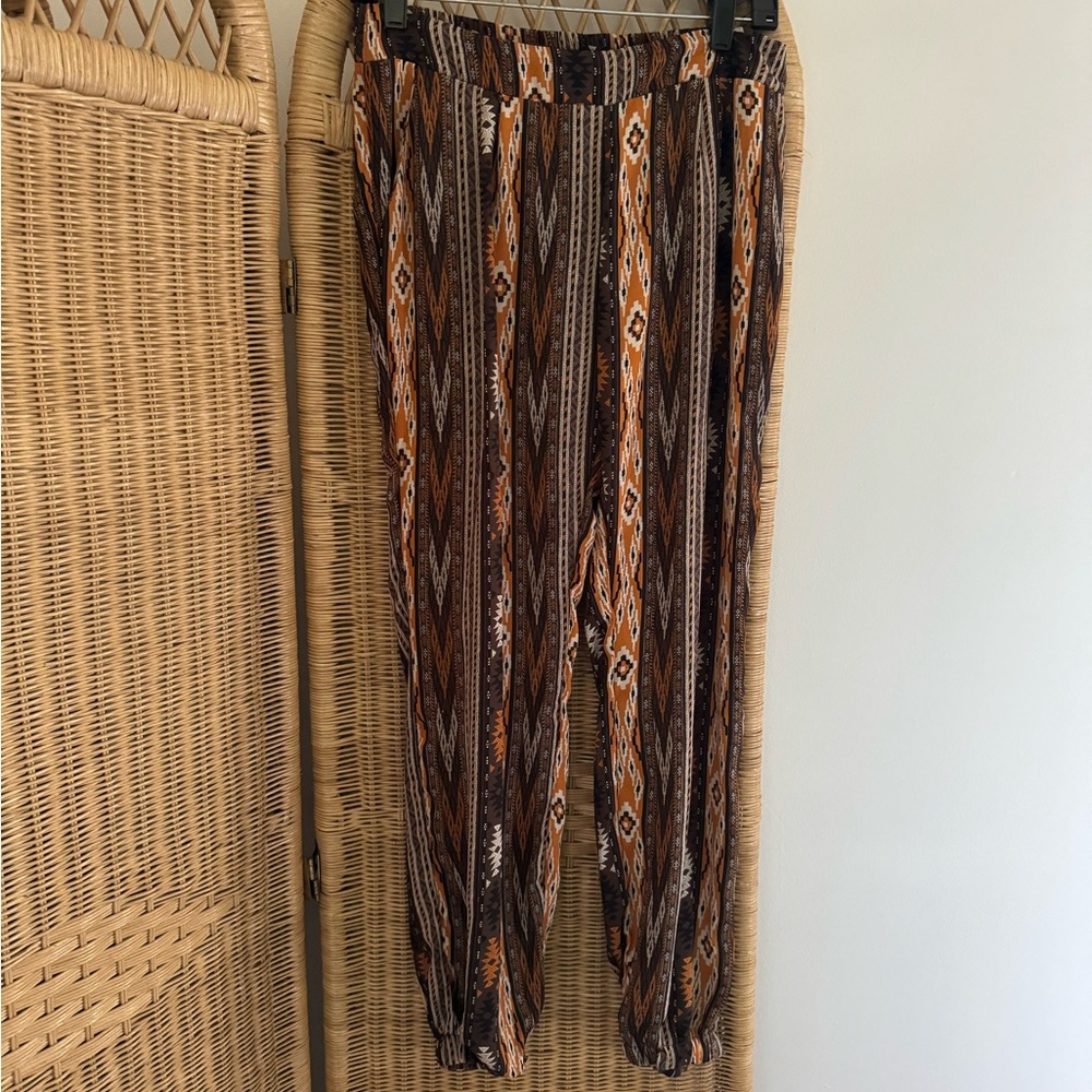 TCEC Earthy Toned Patterned Pants